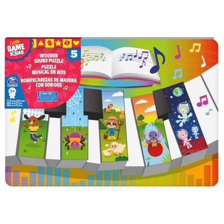 PUZZLE DIN LEMN IN FORMA DE PIAN CU SUNETE [2]