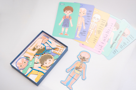 Puzzle educativ. Anatomia corpului omenesc. Baietel [3]
