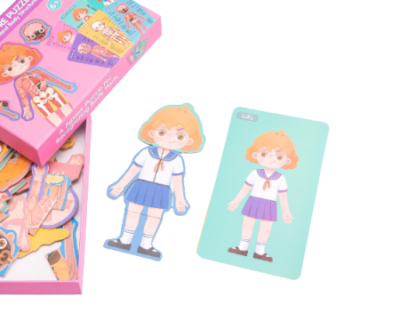 Puzzle educativ. Anatomia corpului omenesc. Fetita [1]