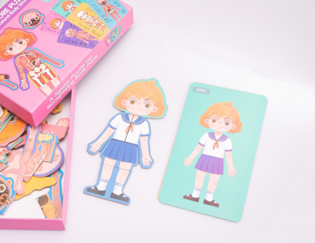 Puzzle educativ. Anatomia corpului omenesc. Fetita [4]