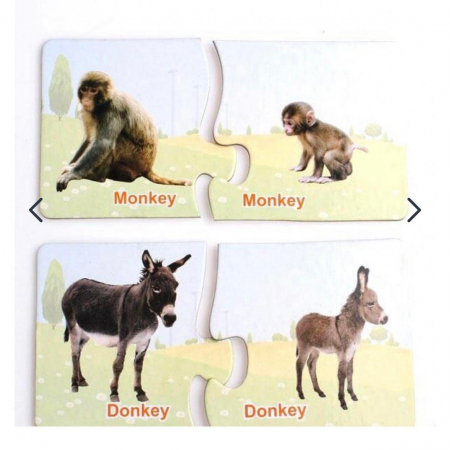 Puzzle educativ DUO Mama si puiul [1]