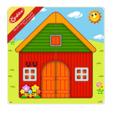 Puzzle Ferma multistrat din lemn [1]