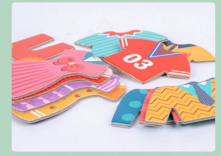 Puzzle imbraca familia si intinde rufele [3]