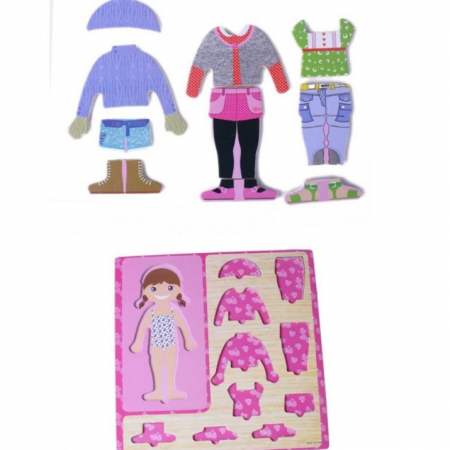 Puzzle incastru IMBRACA FETITA [3]