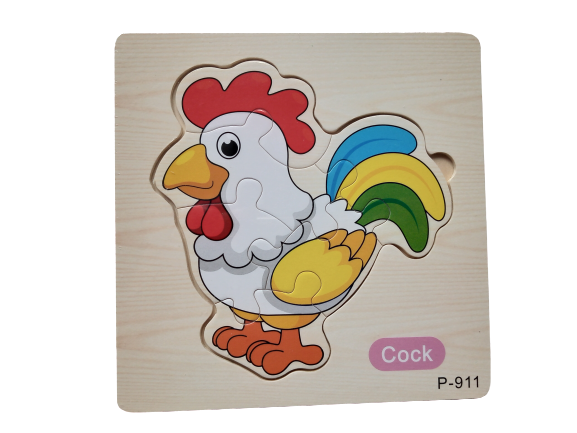 Puzzle incastru lemn PASARE [0]