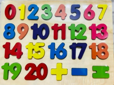 Puzzle lemn 3D, cifre [1]