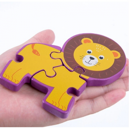 Puzzle mare 3D Animale salbatice [1]