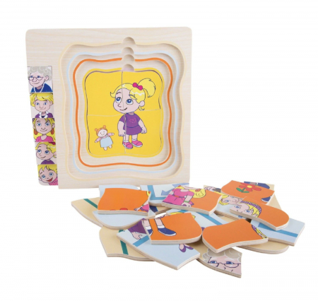 Puzzle multistrat Etapele Vietii Femeie [0]