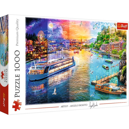 Puzzle - PUZZLE TREFL 1000 CROAZIERA PE RAU