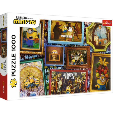 Puzzle - PUZZLE TREFL 1000 MINIONII