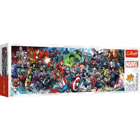 Puzzle - PUZZLE TREFL 1000 PANORAMA DISNEY MARVEL UNIVERSUL AVENGERS
