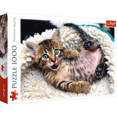 Puzzle - PUZZLE TREFL 1000 PISICUTA VESELA