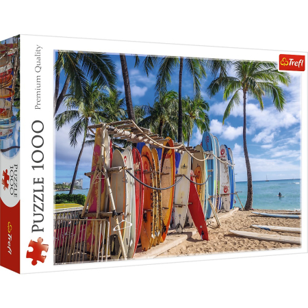 Puzzle - PUZZLE TREFL 1000 PLAJA WAIKIKI