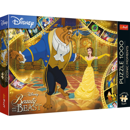 Puzzle - PUZZLE TREFL 1000 PREMIUM PLUS DISNEY PRINCESS FRUMOASA SI BESTIA