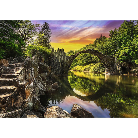 PUZZLE TREFL 1000 PREMIUM PLUS PHOTO ODYSSEY PODUL RAKOTZ DIN KROMLAU GERMANIA [1]