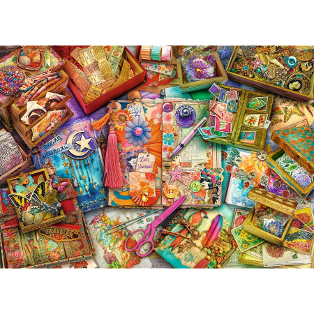 PUZZLE TREFL 1000 PREMIUM PLUS TEA TIME UN BIROU PLIN DE INSPIRATIE [1]
