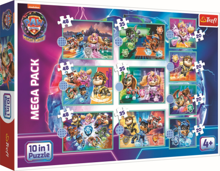 Puzzle - PUZZLE TREFL 10IN1 PATRULA CATELUSILOR ECHIPA CATEILOR