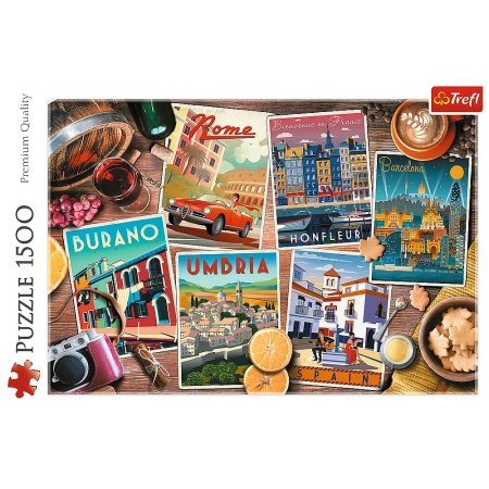 PUZZLE TREFL 1500 CALATORIND PRIN EUROPA [2]