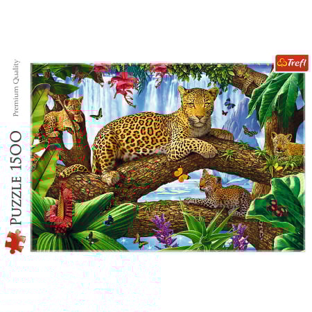 PUZZLE TREFL 1500 JAGUAR INTR-O PAUZA ODIHNITOARE [2]