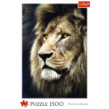 PUZZLE TREFL 1500 LEU PORTRET [2]