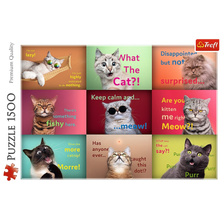 PUZZLE TREFL 1500 PISICUTE AMUZANTE [2]