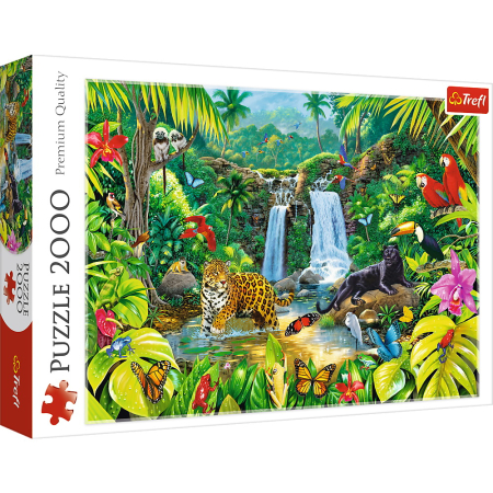 Puzzle - PUZZLE TREFL 2000 PADUREA TROPICALA
