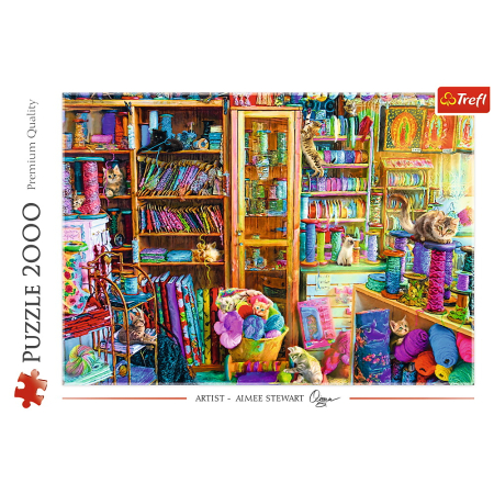 PUZZLE TREFL 2000 PARADISUL PISICUTELOR [2]