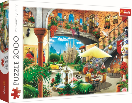 Puzzle - PUZZLE TREFL 2000 VEDERE DIN BARCELONA