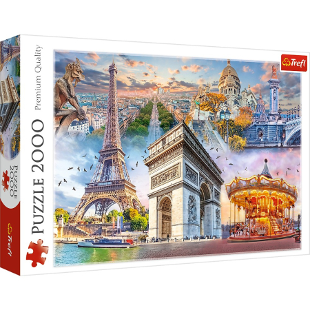 Puzzle - PUZZLE TREFL 2000 WEEKEND IN PARIS