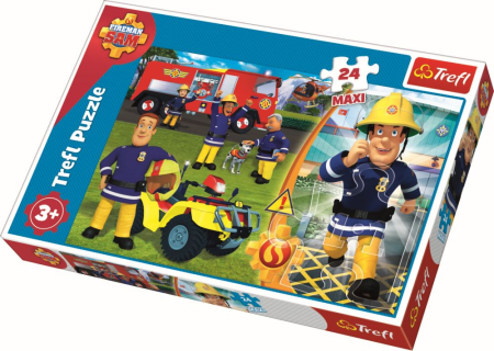 Puzzle - PUZZLE TREFL 24 MAXI BRAVUL POMPIER SAM
