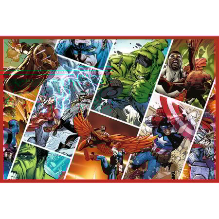 PUZZLE TREFL 2X200 MARVEL AVENGERS APARATORII LUMII [2]