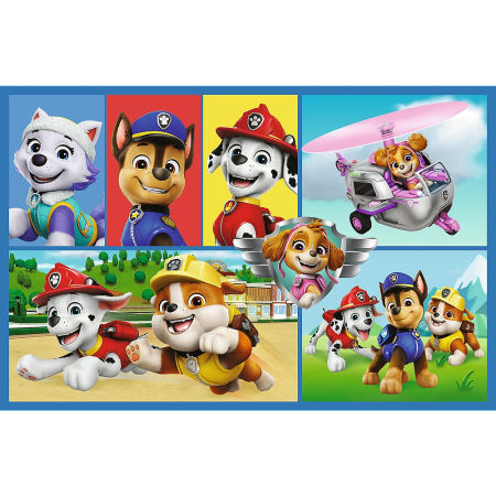 PUZZLE TREFL 2X70 PATRULA CATELUSILOR ECHIPA CATELUSILOR [2]