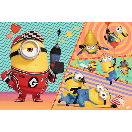 PUZZLE TREFL 4IN1 DESPICABLE ME 4 MINIONII TRAZNITI [1]