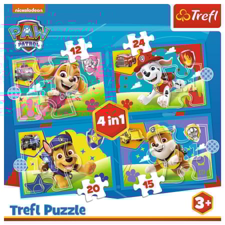 PUZZLE TREFL 4IN1 PATRULA CATELUSILOR ECHIPA [5]