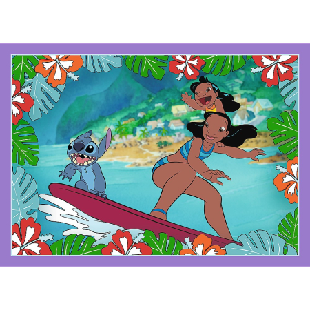 PUZZLE TREFL 4IN1 STITCH ZIUA FERMECATA [4]