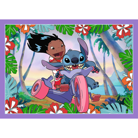 PUZZLE TREFL 4IN1 STITCH ZIUA FERMECATA [3]