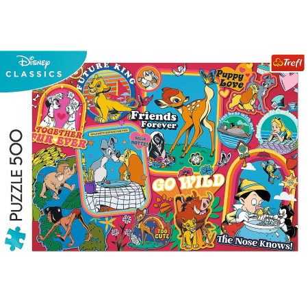 PUZZLE TREFL 500 LUMEA DISNEY [2]