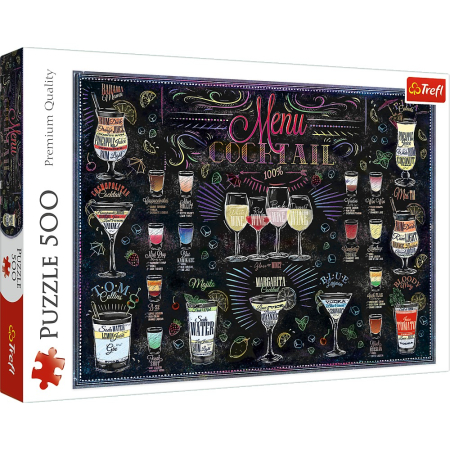 Puzzle - PUZZLE TREFL 500 MENIUL DE COCKTAILURI