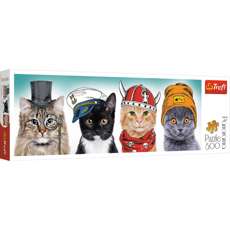 Puzzle - PUZZLE TREFL 500 PANORAMA O ECHIPA FLUFFY