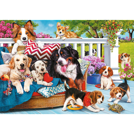 PUZZLE TREFL UFT 1000 PRIETENIA CATELUSILOR [1]