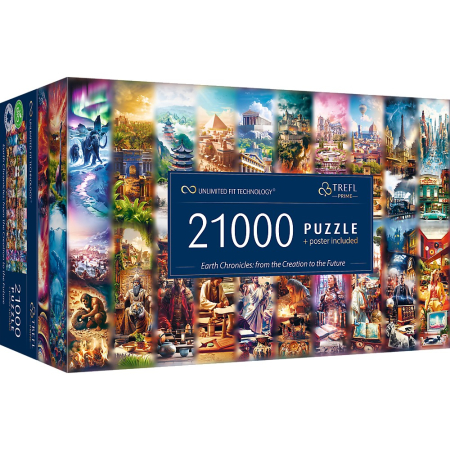 Puzzle - PUZZLE TREFL UFT  21000 CRONICI PAMANTESTI DE LA CREATIE LA VIITOR