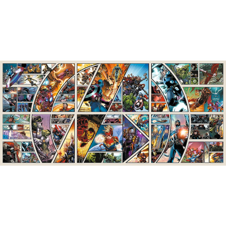 PUZZLE TREFL UFT 9000 MARVEL AVENGERS PRIN UNIVERSUL COMIC [2]