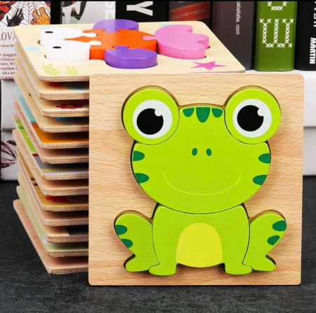 Puzzle usor de lemn DIVERSE MODELE [0]