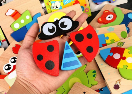 Puzzle usor de lemn DIVERSE MODELE [2]