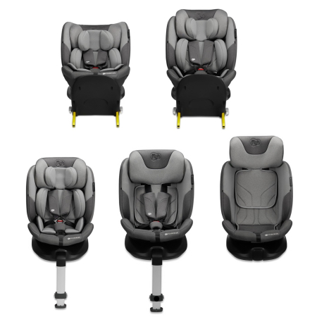SCAUN AUTO KINDERKRAFT I-FIX, I-SIZE 40-150 CM, COOL GREY [3]
