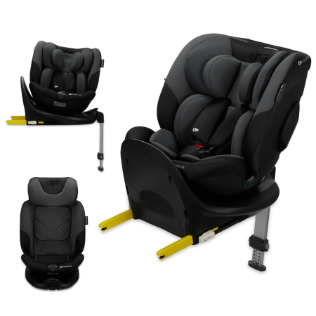 SCAUN AUTO KINDERKRAFT I-FIX, I-SIZE 40-150 CM, GRAPHITE BLACK [3]