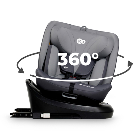 SCAUN AUTO KINDERKRAFT I-GROW I-SIZE 40-150 CM, GREY [7]