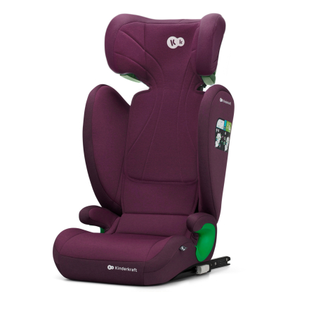 SCAUN AUTO KINDERKRAFT JUNIOR FIX2, I-SIZE 100-150 CM, CHERRY RED [6]
