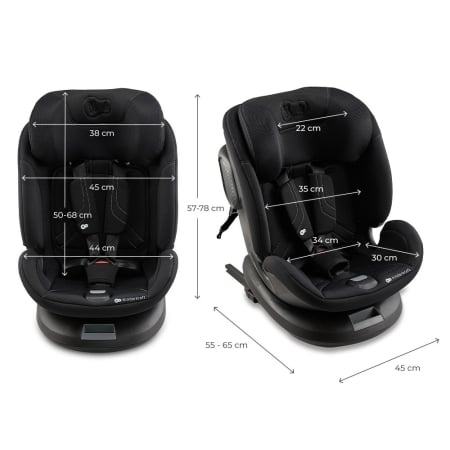 SCAUN AUTO KINDERKRAFT XPEDITION 3 I-SIZE 40-150 CM, BLACK [6]