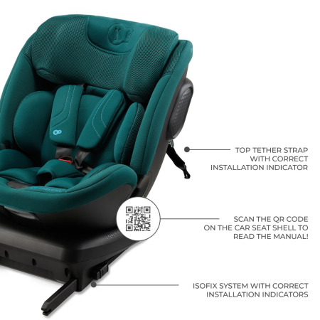 SCAUN AUTO KINDERKRAFT XPEDITION 3 I-SIZE 40-150 CM, GREEN [8]